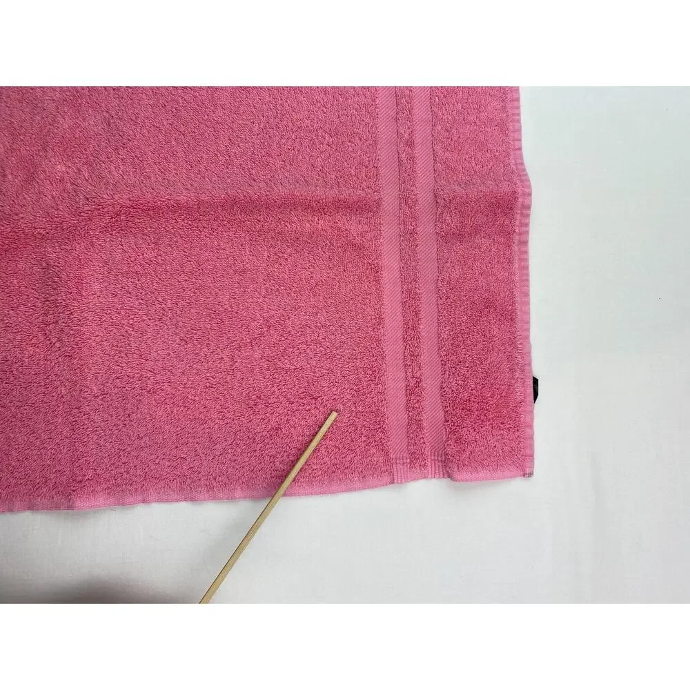 RALPH LAUREN Home Hand Towel Set of 2 Loop Cotton Terry Pink USA 16